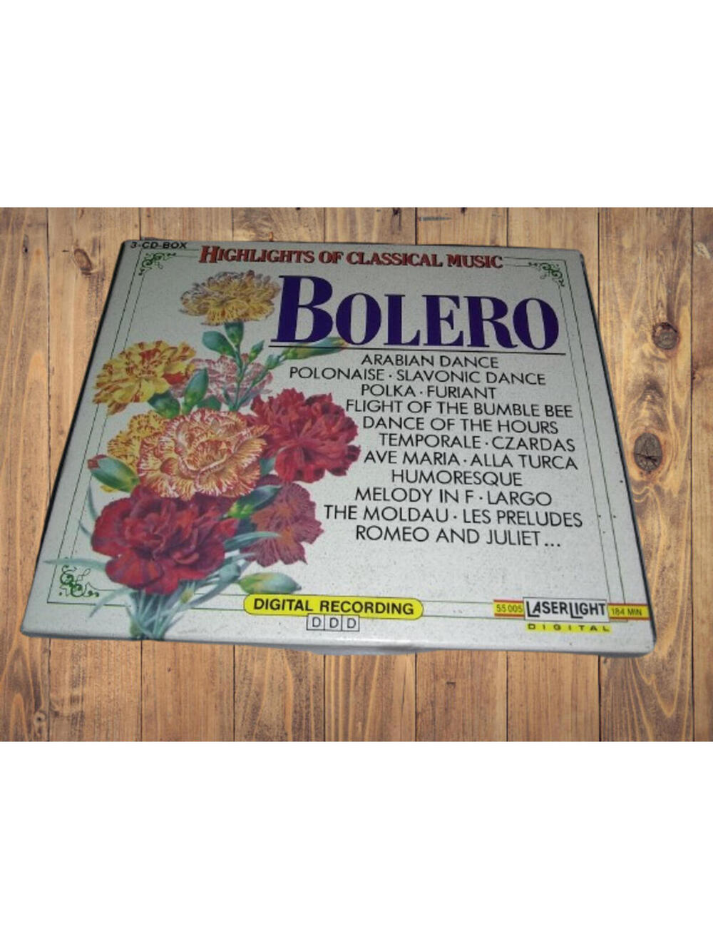 Bolero (CD, Oct-1990, 3 Discs, Laserlight) Brand New